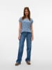 Vero Moda Shirt in Blau/ Weiß