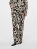 Vero Moda Hose in Schwarz/ Beige
