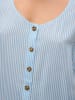 Vero Moda Top lichtblauw/wit