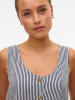 Vero Moda Top in Dunkelblau/ Weiß