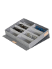 STORE IT Brillenbox "Premium" in Grau - (B)32 x (H)5,5 x (T)25 cm