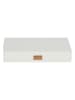 STORE IT Pudełko "Premium" w kolorze beżowym na okulary - 32 x 5,5 x 25 cm