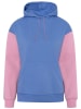 KARI TRAA Hoodie "Anelie" blauw/lichtroze