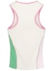KARI TRAA Trainingstop "Linnea" in Creme/ Rosa/ Grün