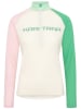 KARI TRAA Functionele longsleeve "Ella" crème/lichtroze/groen