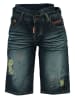Geographical Norway Spijkerbermuda "Promenade" donkerblauw