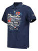 Geographical Norway Koszulka polo "Kaldo" w kolorze granatowym