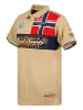 Geographical Norway Poloshirt "Kidney" in Beige/ Rot/ Schwarz