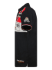 Geographical Norway Koszulka polo "Kidney" w kolorze czarno-czerwono-białym