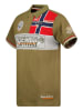 Geographical Norway Poloshirt "Kidney" kaki/rood/wit
