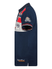 Geographical Norway Poloshirt "Kidney" donkerblauw/rood/wit
