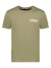 Geographical Norway Koszulka "Joffroy" w kolorze khaki