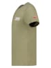 Geographical Norway Koszulka "Joffroy" w kolorze khaki