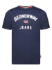 Geographical Norway Koszulka "Jassier" w kolorze granatowym