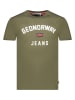 Geographical Norway Koszulka "Jassier" w kolorze khaki