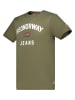 Geographical Norway Koszulka "Jassier" w kolorze khaki