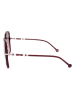 Carolina Herrera Damen-Sonnenbrille in Bordeaux/ Pink