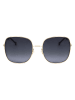 Carolina Herrera Dameszonnebril goudkleurig/donkerblauw