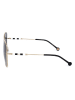 Carolina Herrera Damen-Sonnenbrille in Gold/ Dunkelblau