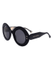 Carolina Herrera Damskie okulary przeciwsłoneczne w kolorze czarno-granatowym
