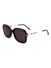 Carolina Herrera Damen-Sonnenbrille in Braun/ Gold