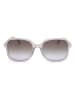 Carolina Herrera Damen-Sonnenbrille in Creme/ Grau