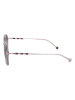 Carolina Herrera Damen-Sonnenbrille in Creme/ Grau
