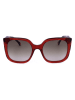 Carolina Herrera Damskie okulary przeciwsłoneczne w kolorze czerwono-szarym