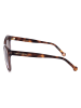 Carolina Herrera Damen-Sonnenbrille in Hellbraun