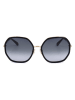 Kate Spade Damen-Sonnenbrille in Schwarz-Gold/ Dunkelblau