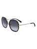 Kate Spade Damen-Sonnenbrille in Schwarz-Gold/ Dunkelblau