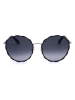 Kate Spade Damen-Sonnenbrille in Schwarz-Silber/ Dunkelblau