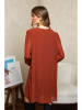 Joséfine Kleid "Buby" in Rotbraun