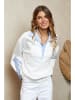 Joséfine Sweatbluse "Chaliah" in Weiß