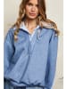 Joséfine Sweatbluse "Chaliah" in Blau