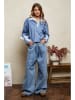 Joséfine Sweatbluse "Chaliah" in Blau