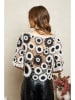 Joséfine Bluse "Chanz" in Schwarz/ Weiß