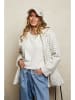 Joséfine Cardigan "Floress" in Beige/ Creme