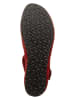 Comfortfusse Leren ballerina's met bandje rood