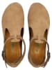 Comfortfusse Leren ballerina's beige