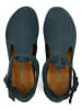 Comfortfusse Leren ballerina's donkerblauw