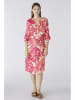 Oui Jurk roze/crème