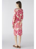 Oui Jurk roze/crème