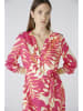 Oui Jurk roze/crème