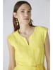 Oui Leinen-Kleid in Gelb