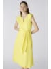 Oui Leinen-Kleid in Gelb
