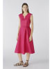 Oui Leinen-Kleid in Pink