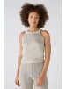 Oui Top in Taupe