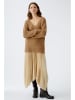 Oui Plisseerock in Beige