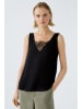 Oui Top in Schwarz